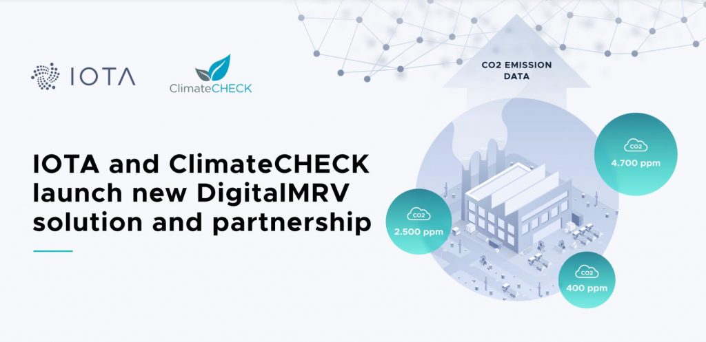 IOTA和ClimateCHECK启动新的数字MRV解决方案和战略伙伴关系